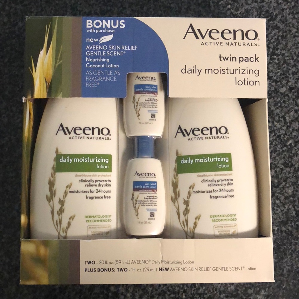 Aveeno Moisturizing Lotion Twin Pack